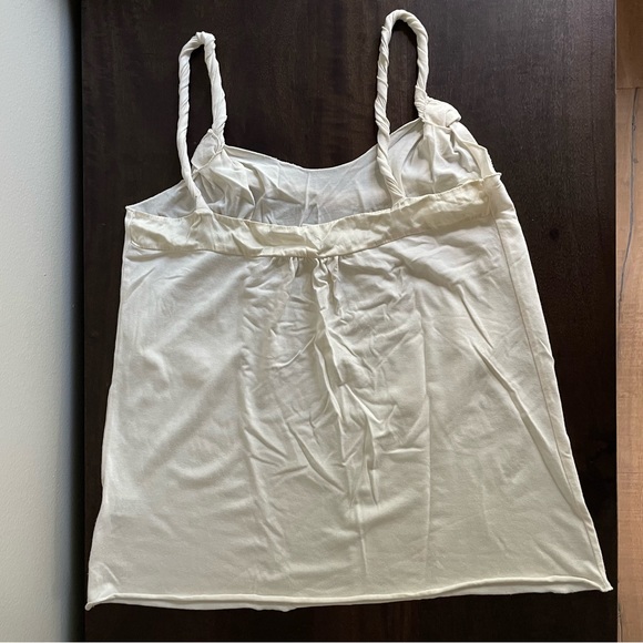 Banana Republic Cream Tank Top with Twisted Straps - Picture 3 of 7